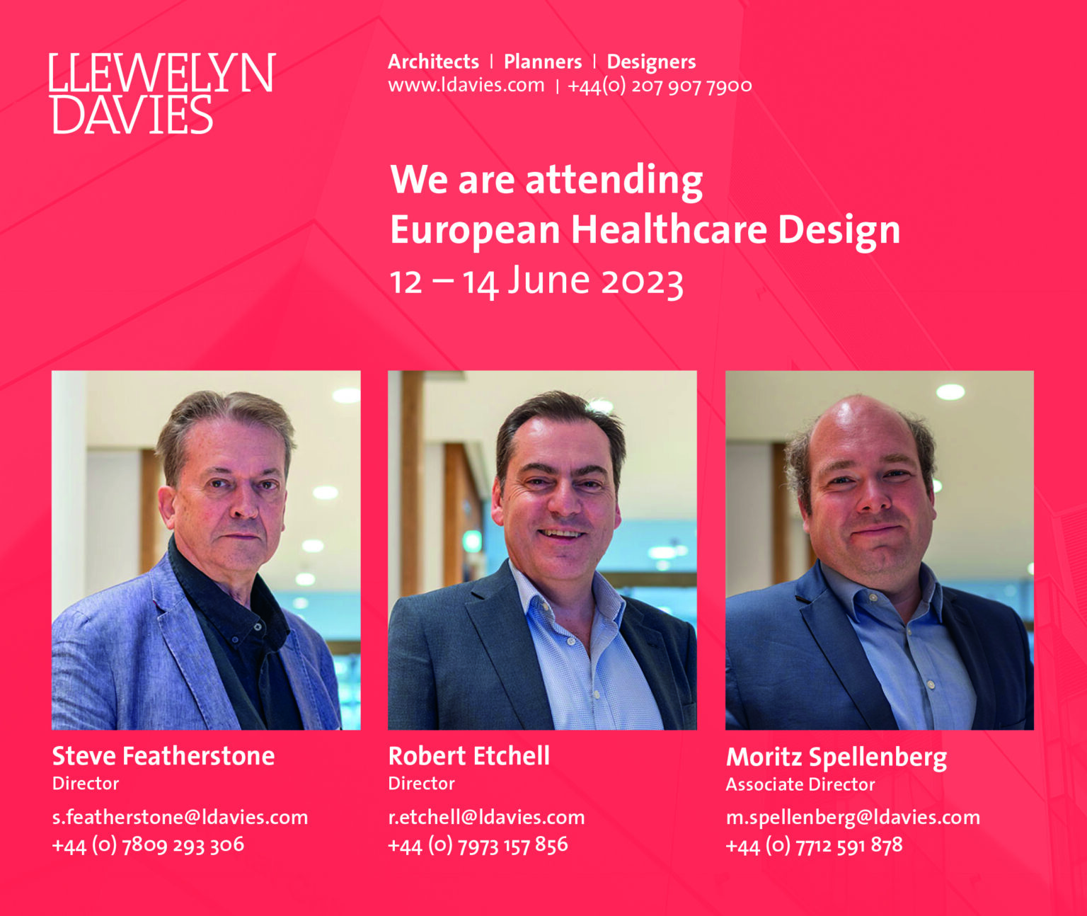 We Are Attending European Healthcare Design - LD